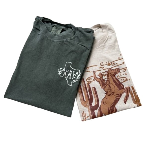 Comfort Colors & Gildan Other - 2 T-shirts Country Theme size Large